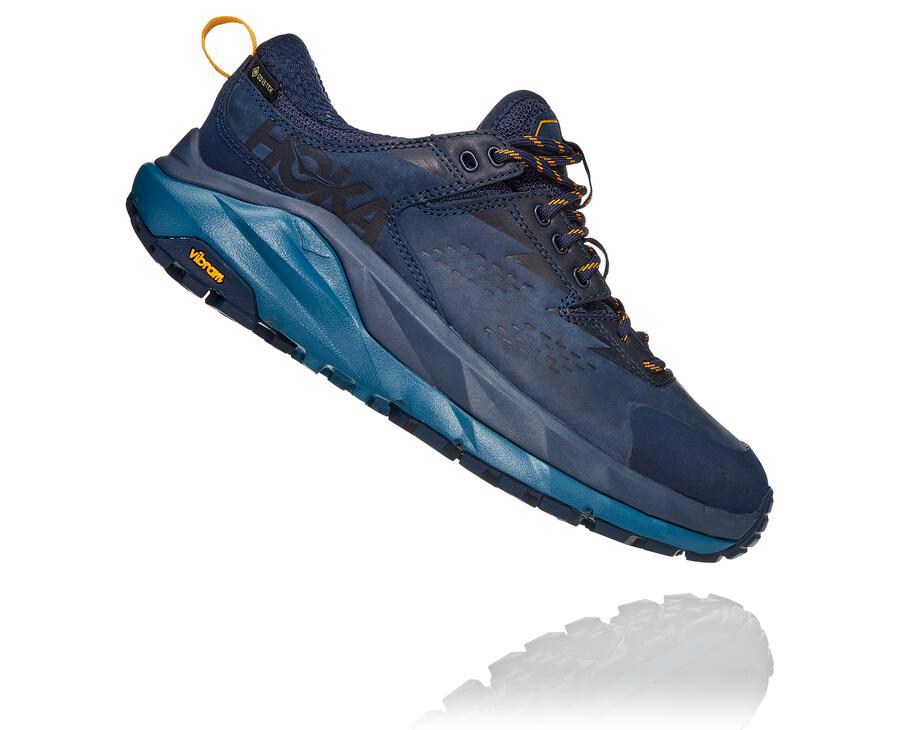 Hoka One One Trailsko Dame - Kaha Lav Gore-Tex - Mørkeblå - 104375DNJ